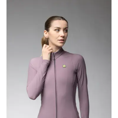 Zateplený cyklistický dres ALÉ dámský WARM RACE R-EV1   