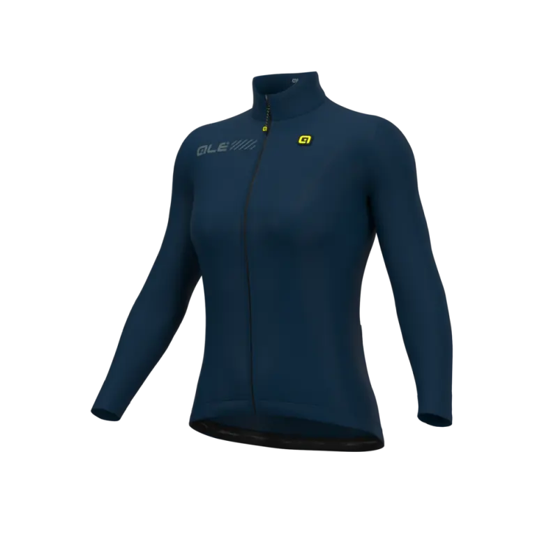 Zateplený cyklistický dres ALÉ dámský SOLID FONDO 2.0