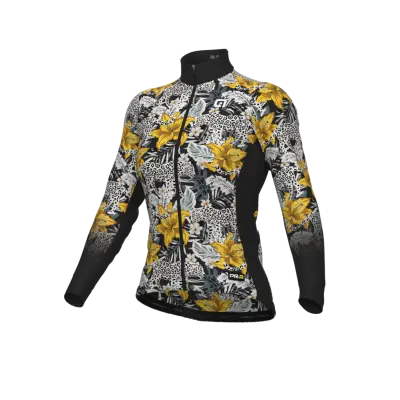 Zateplený cyklistický dres ALÉ dámský HIBISCUS PR-R