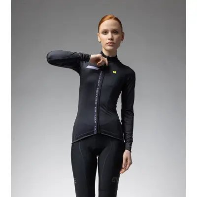 Zateplený cyklistický dres ALÉ dámský PR-E FOLLOW ME