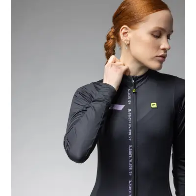 Zateplený cyklistický dres ALÉ dámský PR-E FOLLOW ME