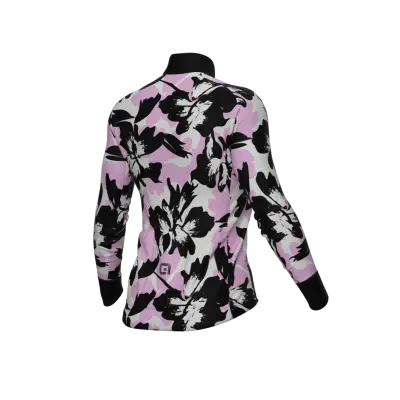 Zateplený cyklistický dres ALÉ dámský PR-E FLOWER