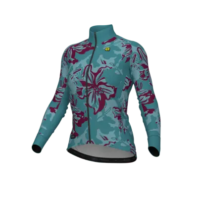 Zateplený cyklistický dres ALÉ dámský PR-E FLOWER