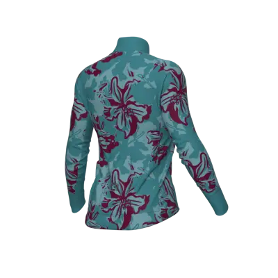 Zateplený cyklistický dres ALÉ dámský PR-E FLOWER