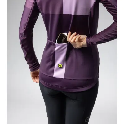 Zimní cyklistická bunda ALÉ dámská PR-E GEOMETRIC