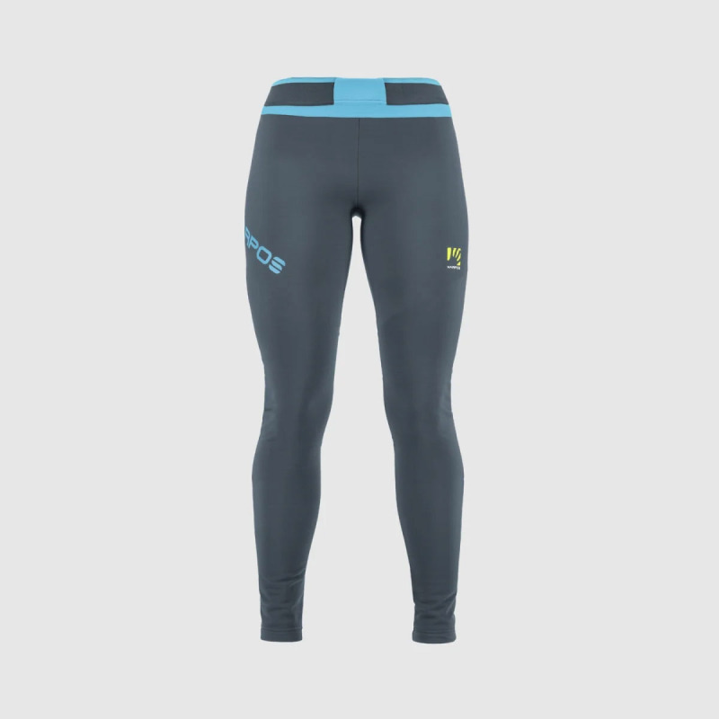 Outdoorové elastické kalhoty dámské Karpos Lavaredo Plus Winter břidlicové/tyrkysové