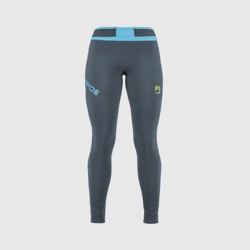 Outdoorové elastické kalhoty dámské Karpos Lavaredo Plus Winter břidlicové/tyrkysové