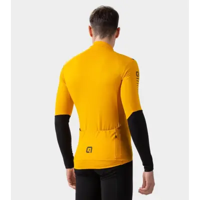 Zateplený cyklistický dres ALÉ pánský WARM RACE 2.0 R-EV1   