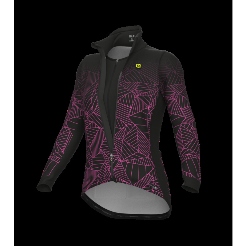 Zimná cyklistická bunda dámska Alé Cycling Web PR-S čierna