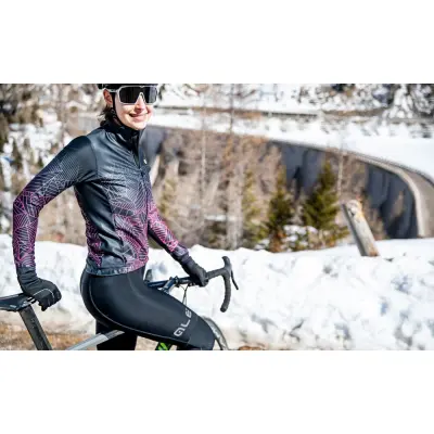 Zimní cyklistická bunda ALÉ dámská WEB PR-S