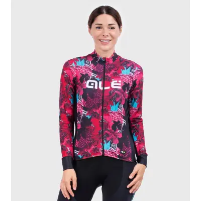Zateplený cyklistický dres ALÉ PR-R AMAZZONIA LADY