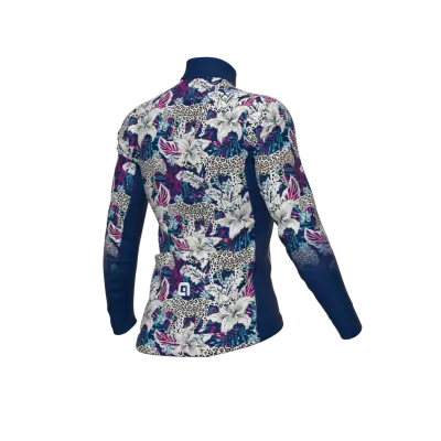 Zateplený cyklistický dres ALÉ dámský HIBISCUS PR-R