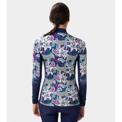 Zateplený cyklistický dres ALÉ dámský HIBISCUS PR-R