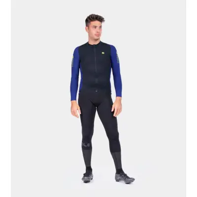 Zateplený cyklistický dres ALÉ pánský R-EV1 WARM RACE 2.0
