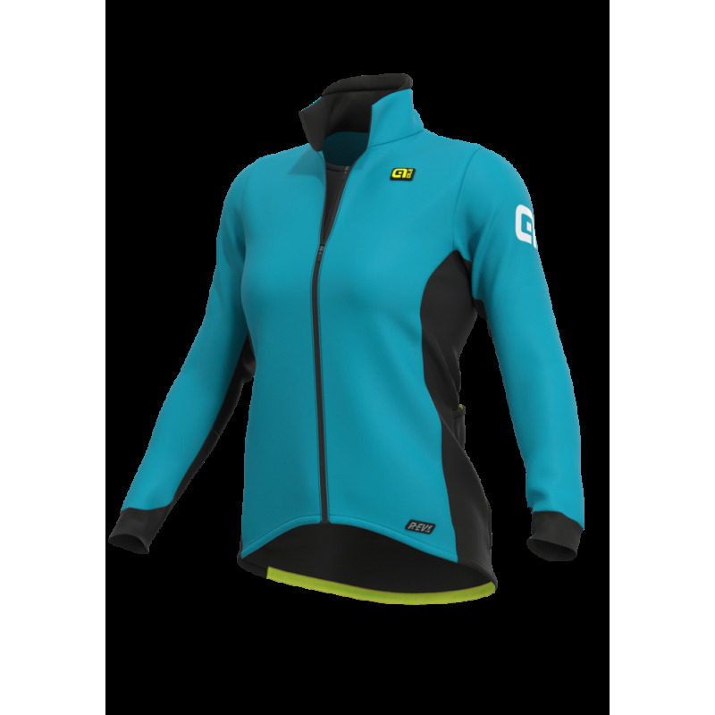 Zimní cyklistická bunda Ale Cycling dámská R-EV1 Future Warm modrá