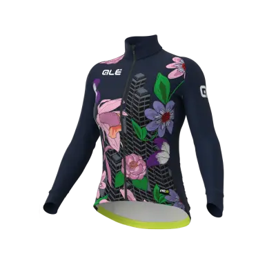 Zateplený cyklistický dres ALÉ dámský PR-R CITY