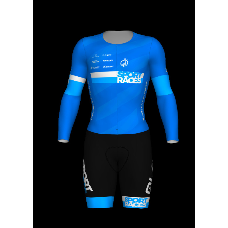 Cyklokrosová kombinéza ALÉ TEAM Ciclocross s dlouhým rukávem Sport Races