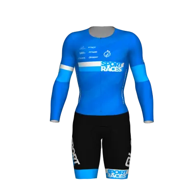 Cyklokrosová kombinéza ALÉ TEAM Ciclocross s dlouhým rukávem Sport Races