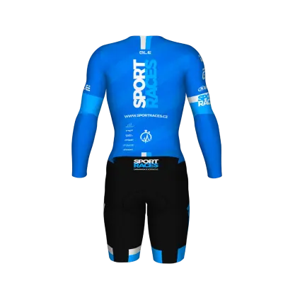 Cyklokrosová kombinéza ALÉ TEAM Ciclocross s dlouhým rukávem Sport Races