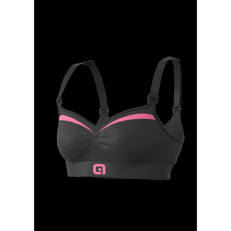 Športová podprsenka Alé Cycling Magic Bra čierna/ružová