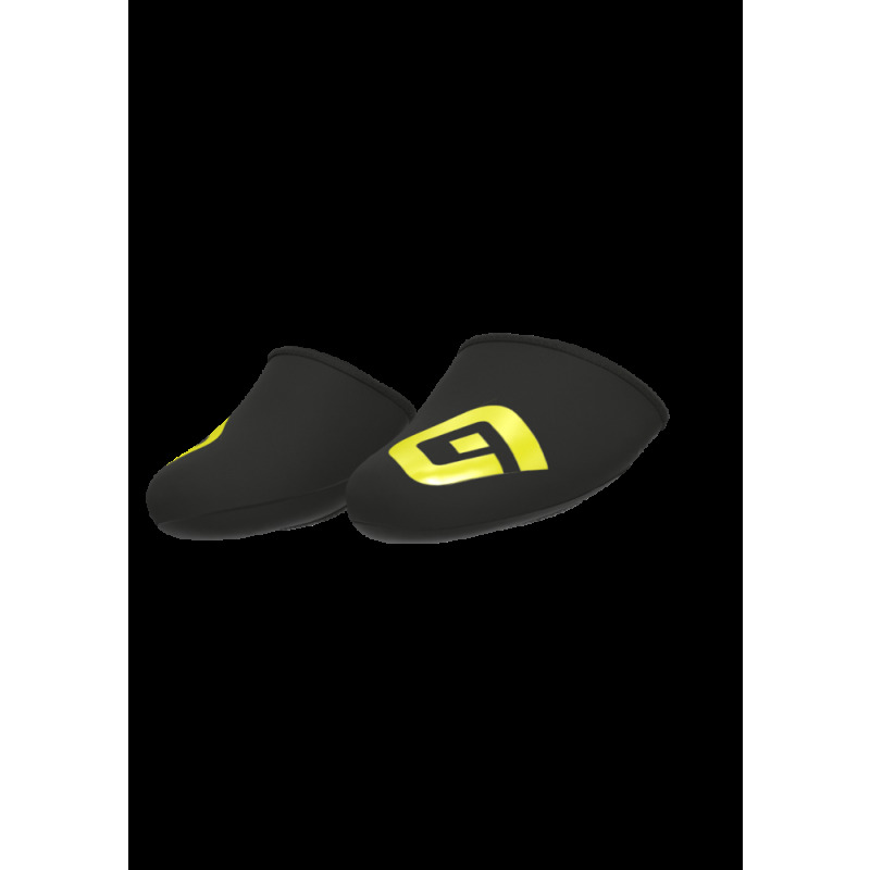 Cyklistické návleky na špičky Alé Cycling Shield Toecover čierne/žlté