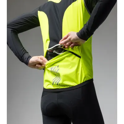 Zimní cyklistická vesta ALÉ pánská KLIMATIK  K-SMART VEST 