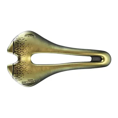 ASPIDE Short Open-Fit Racing Narrow Iridescent Gold
