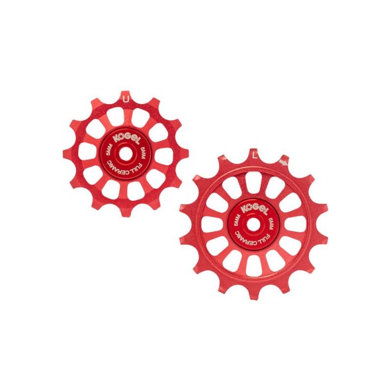 KOGEL Shimano silniční kladky 12/14 zubů s celokeramickými ložisky R9100/R8000/R7000 