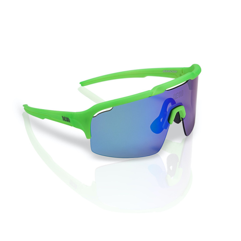 Cyklistické okuliare Neon Optic Arrow Green Mirror, Flash Green