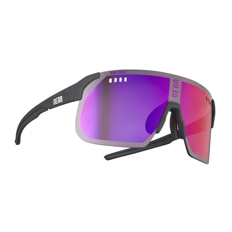 Cyklistické okuliare Neon Air Pro čierne/fialové, HD Vision cat. 3