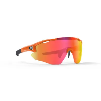 Brýle NOVA, rámeček ORANGE FLUO, skla MIRROR RED CAT 3