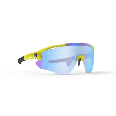 Brýle NOVA, rámeček YELLOW FLUO, skla MIRROR ACCIAIO CAT 3