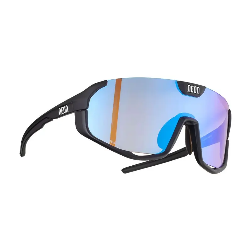 Cyklistické okuliare Neon Optic Canyon Black Matt Phototronic Plus Blue Cat. 1-2