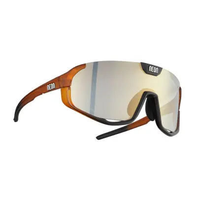 Brýle CANYON, rámeček CRYSTAL CARAMEL/BLACK MATT, skla MIRROR BRONZE CAT 3