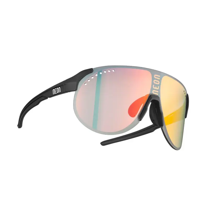 Cyklistické okuliare Neon Optic Titan Black Matt, Phototronic Plus Red Cat 1-3