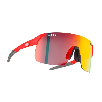 Brýle SKY 3.0 AIR , rámeček RED FLUO, skla MIRROR RED CAT 3, velikost S