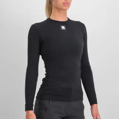 Sportful MERINO DÁMSKE TRIČKO DR čierne