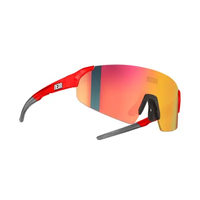Brýle SUPERFLY, rámeček RED FLUO, skla MIRROR RED CAT 3, velikost M/L