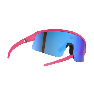 Brýle VIPER, rámeček CRYSTAL PINK FLUO, skla MIRROR BLUE CAT 3, velikost XS