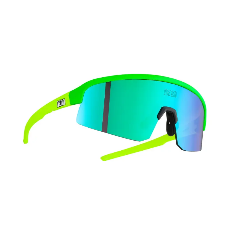 Brýle VIPER, rámeček GREEN YELLOW, skla MIRROR GREEN CAT 3, velikost XS