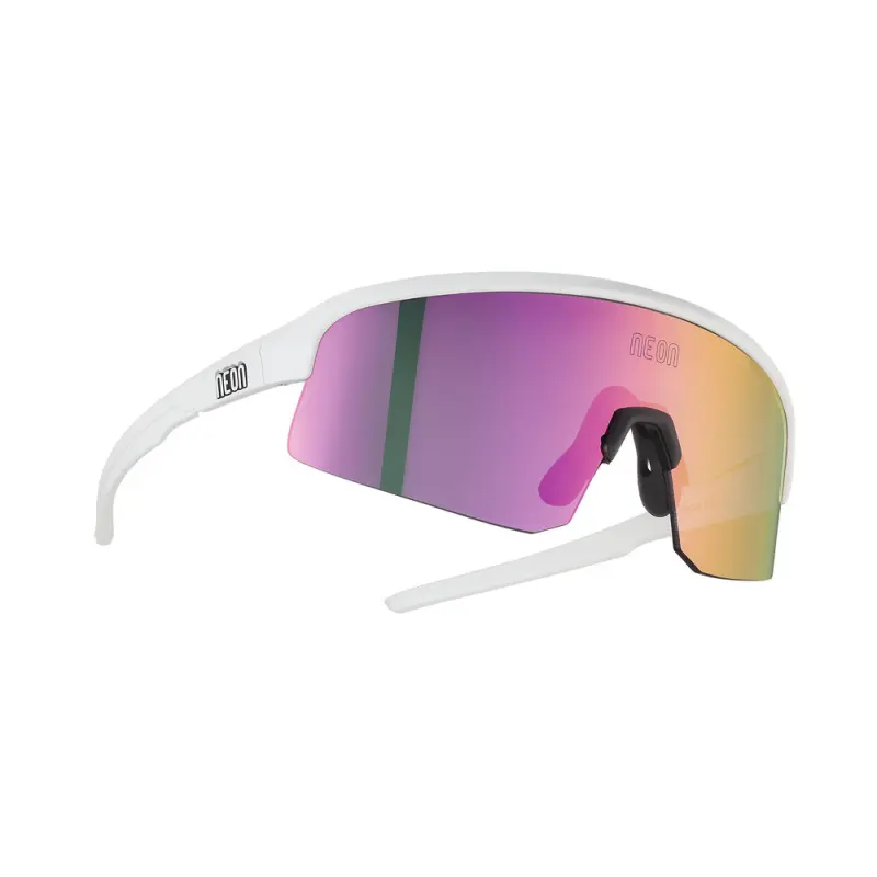 Brýle VIPER, rámeček WHITE, skla MIRROR VIOLET CAT 3, velikost S