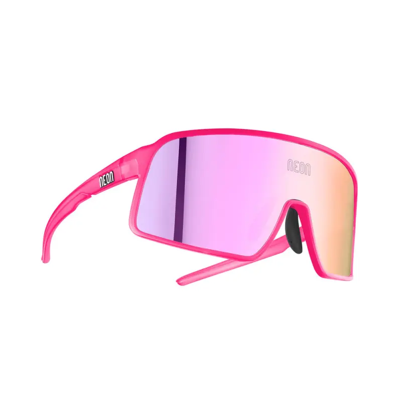Brýle STRATUS, rámeček PINK FLUO, skla MIRROR VIOLET CAT 3, velikost M/L