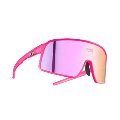 Brýle STRATUS, rámeček PINK FLUO, skla MIRROR VIOLET CAT 3, velikost S