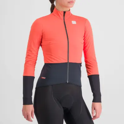 Sportful TOTAL COMFORT dámska bunda červený grepfruit