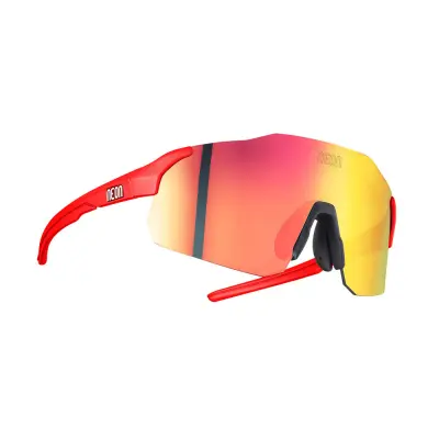 Brýle SKY 3.0, rámeček RED FLUO, skla MIRROR RED CAT 3, velikost S