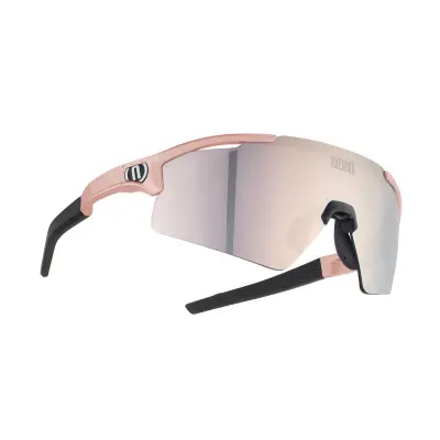 Brýle NOVA, rámeček LIGHT PINK, skla MIRROR LIGHT PINK CAT 3, velikost M/L