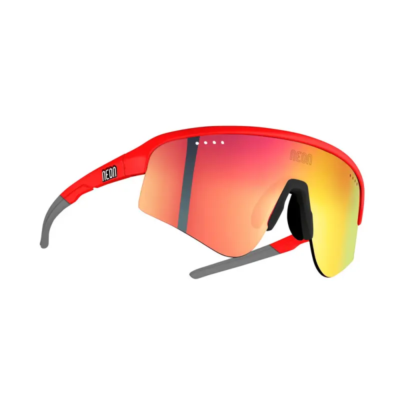 Brýle ARROW 2.0 AIR , rámeček RED FLUO, skla MIRROR RED CAT 3, velikost S