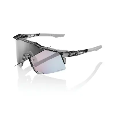 Cyklistické okuliare 100% Speedcraft SL - Polished Translucent Grey - Rose Gold Mirror Photochromic