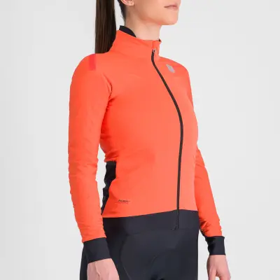 Sportful FIANDRE PRO dámska bunda červený grepfruit