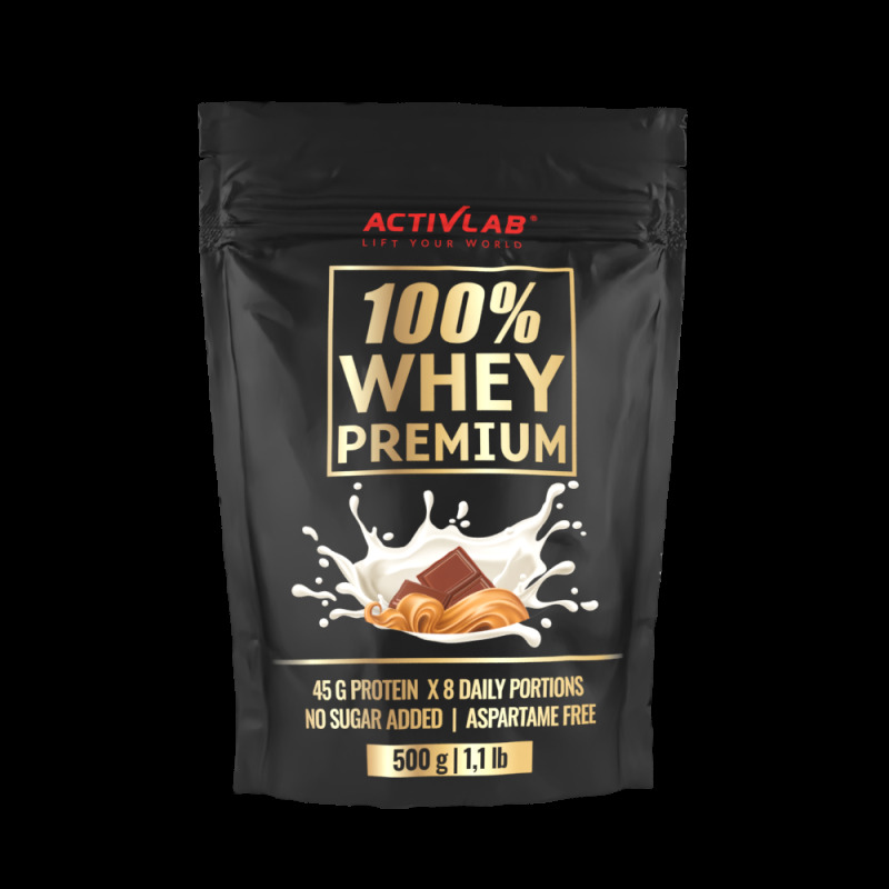 Proteínový prášok 100% Whey ActivLab čokoláda/arašidové maslo 500g